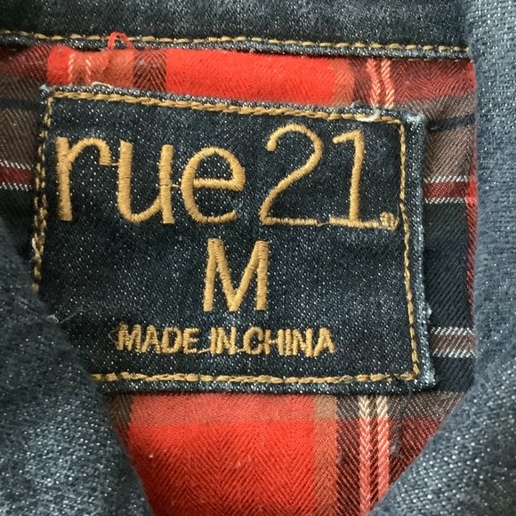 Rue 21 Denim Jacket Women's Size Medium - Picture 5 of 6